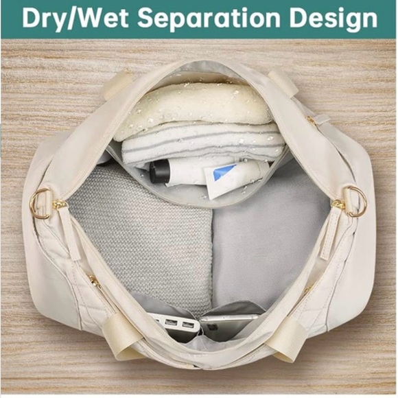 Etro Beige Quilted Travel Bag - Picture 5 of 9